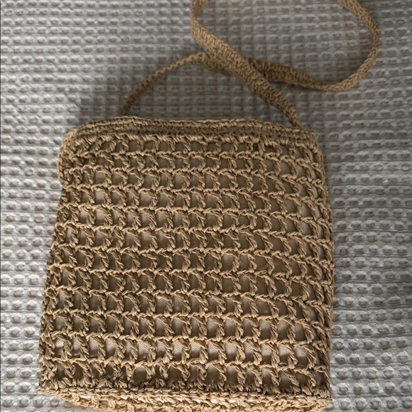 Handbags - Elegant Tan Crochet Women Bag